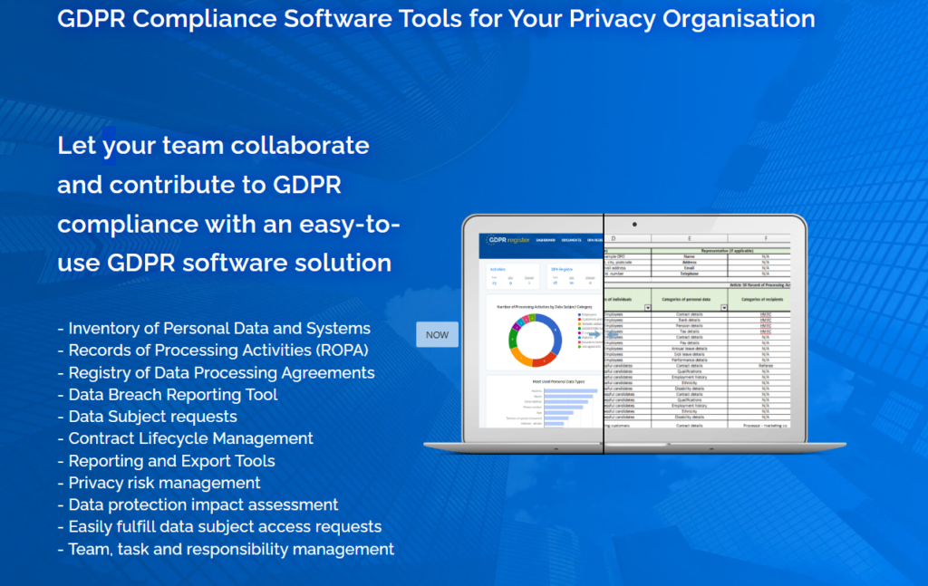 GDPR compliance software tools help businesses manage privacy, security, and sustainability for ethical data handling
